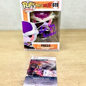 Funko Pop Frieza 619 Dragonball Z Linda Young Autographed JSA Certified